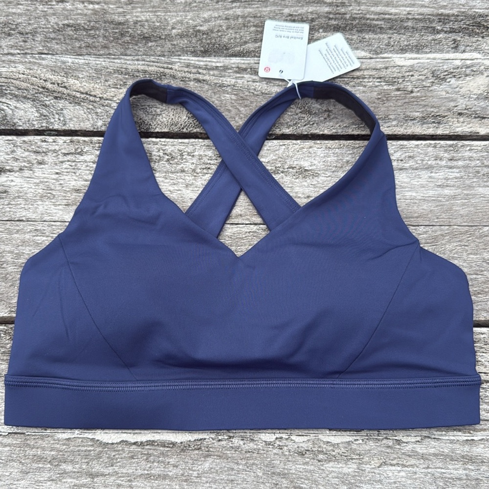 lululemon athletica Navy Cross-Back Sports Bra
